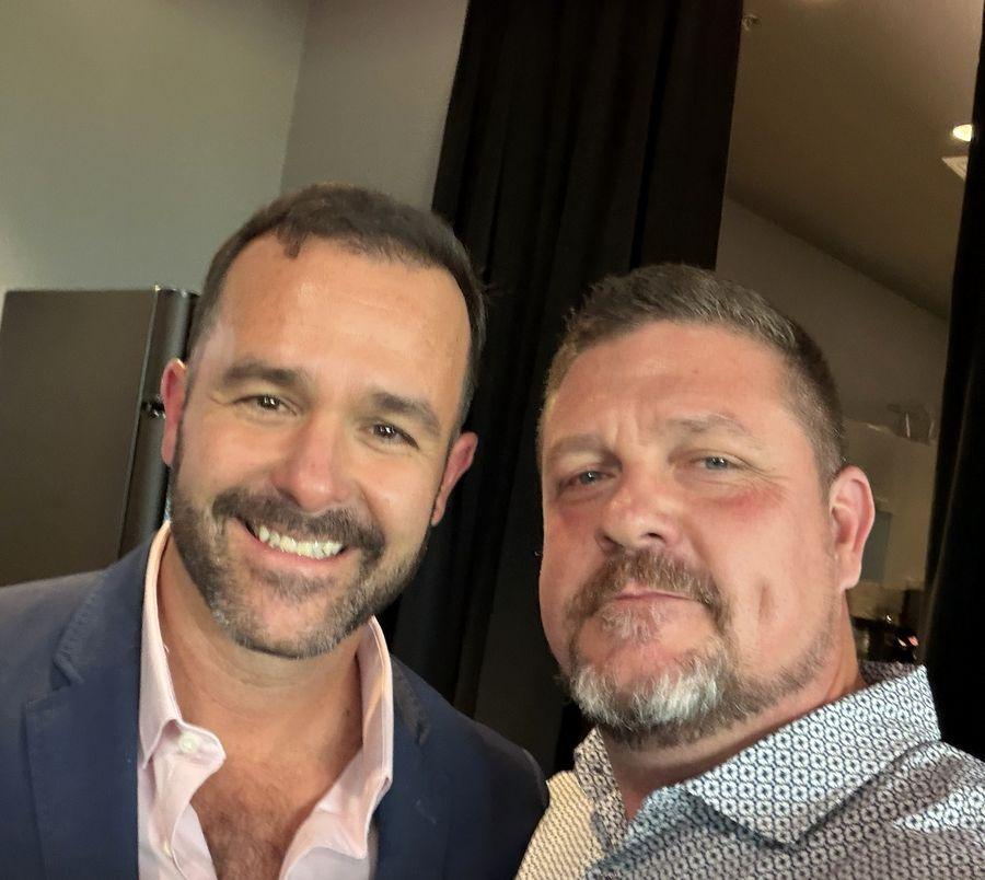 Steve with Anthony Russo